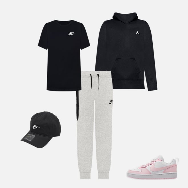 Nike Pantalon Chandal Niños - Sportswear Fleece - dark grey FN7712-063