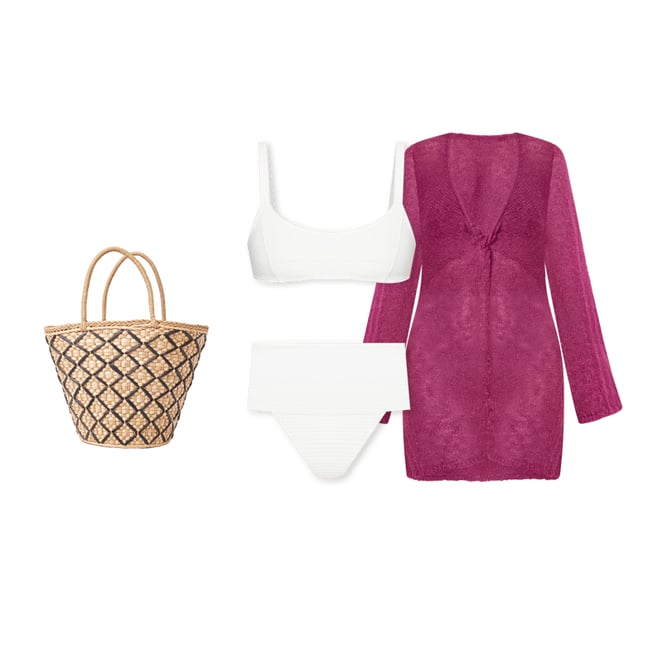 2nd bundle featuring 3 items which compliment Eco Chic Repreve® Jess Bikini Top