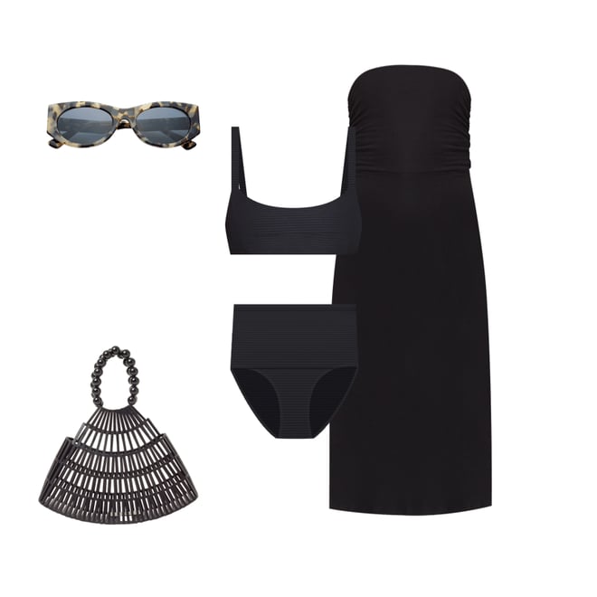 Product | Eco Chic Repreve® Jess Bikini Top - Black