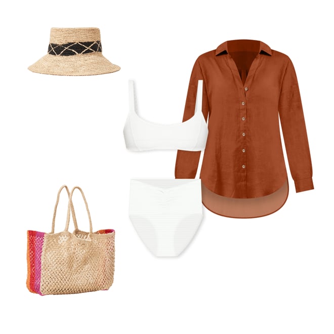 1st bundle featuring 4 items which compliment Eco Chic Repreve® Jess Bikini Top