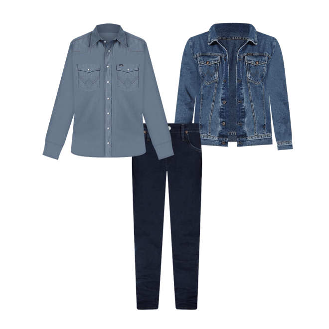 Cowboy Cut® Long Sleeve Western Snap Chambray Work Shirt | SHIRTS