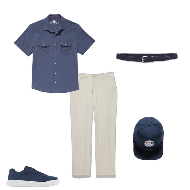 1st bundle featuring 4 items which compliment  Ronan Canvas Sneaker - Navy