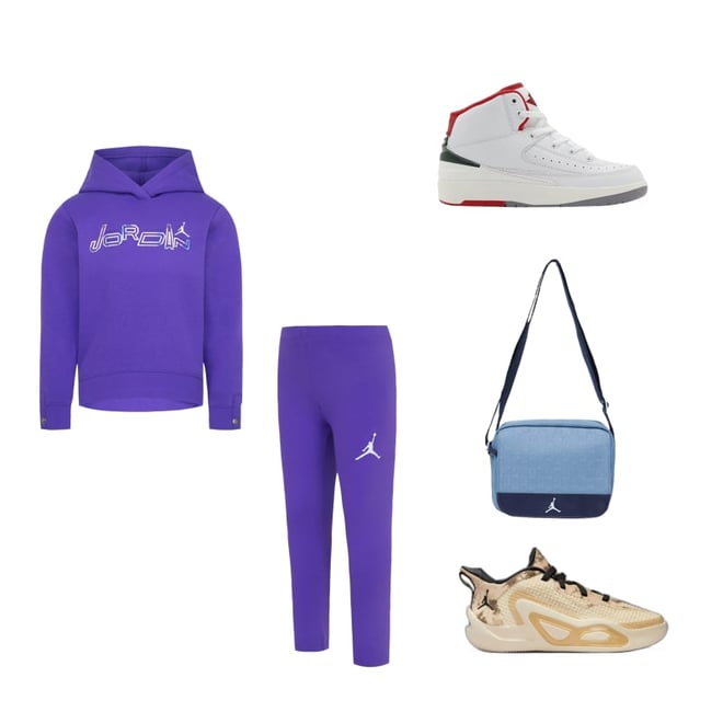 purple jordan sweatsuit