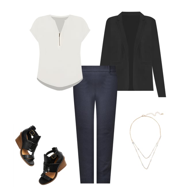 Business casual hotsell plus size ideas