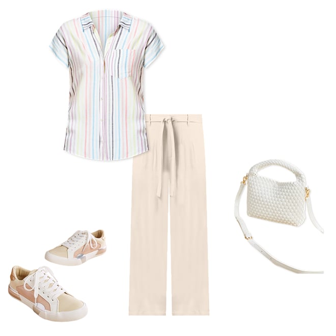 Versona | candy striper top