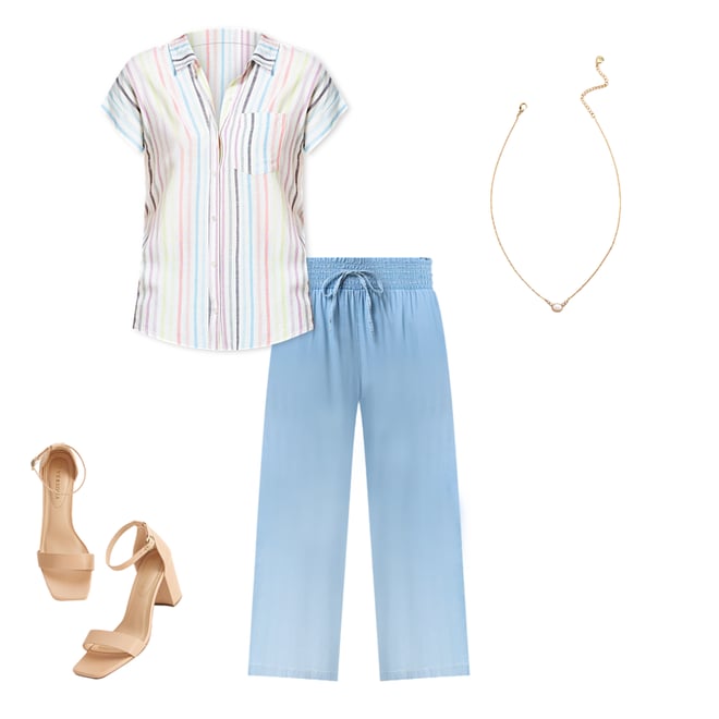 Versona | candy striper top