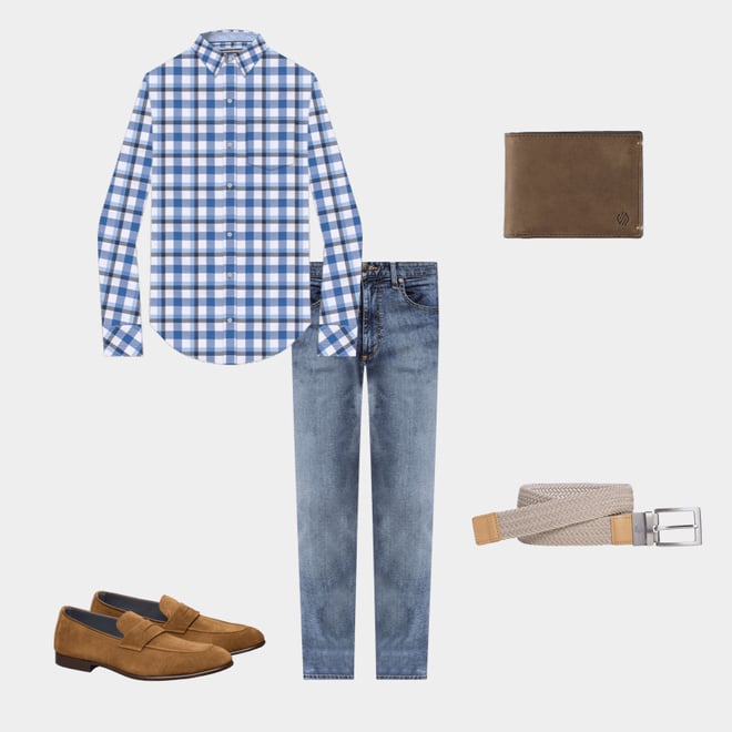 4th bundle featuring 4 items which compliment Taylor Penny Loafer