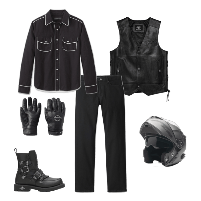 Men's Tradition II Leather Vest | Harley-Davidson USA