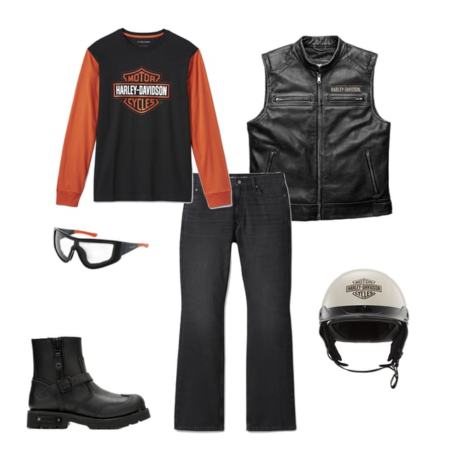  Iconic Harley HD Men's Passing Link Leather Biker Vest – Davidson  Motorcycle Road Warrior (as1, alpha, xx_s, regular, regular, Faux Leather)  : Automotive