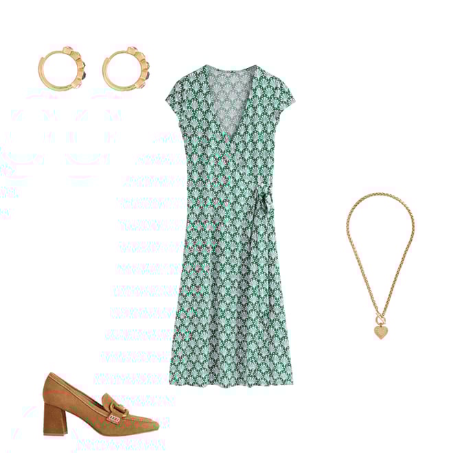 Boden summer wrap dress hotsell
