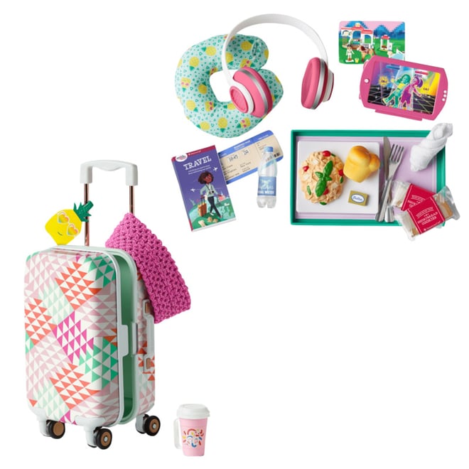 american girl airplane set