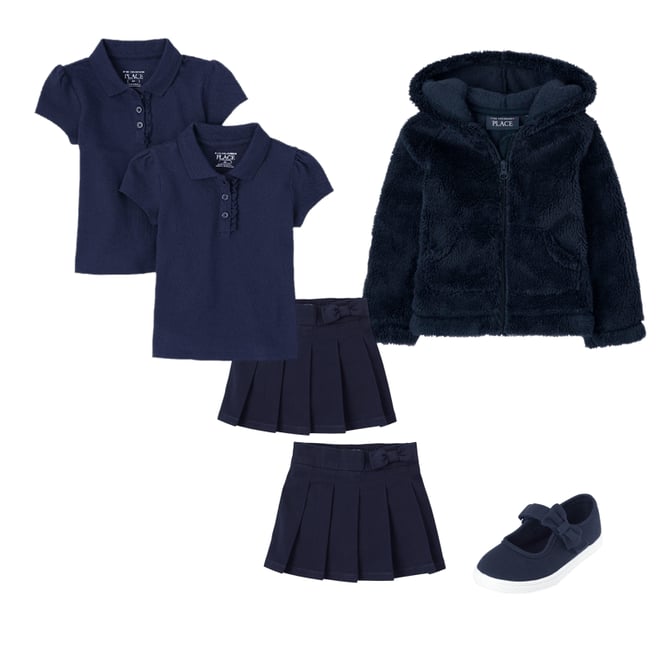 1st bundle featuring 3 items which compliment Baby And Toddler Girls Sherpa Zip-Up Hoodie