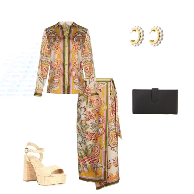 Antonio Melani Polina Paisley Long Sleeve Coordinating Antonio Melani Polina Paisley Long Sleeve Coordinating