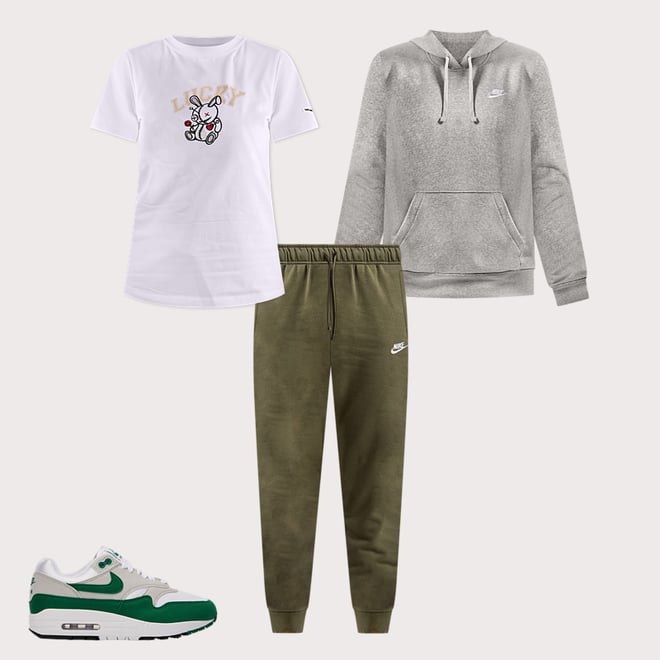 Nike Wmns Club Mid Rise Fleece Pant DQ5191 325 - Athlete's Choice