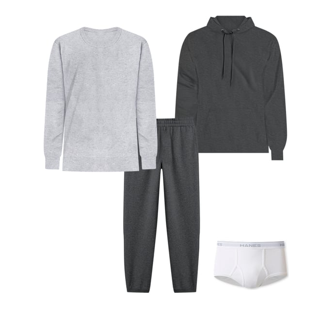 Hanes EcoSmart Men s Fleece Sweatpants with Pockets 30.5