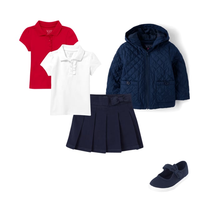 1st bundle featuring 3 items which compliment Toddler Girls Quilted Jacket