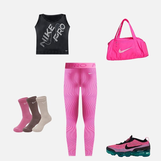 Nike Dry Women's Botanical Print Fast Crop Leggings, XS, Pink Floral Leg…