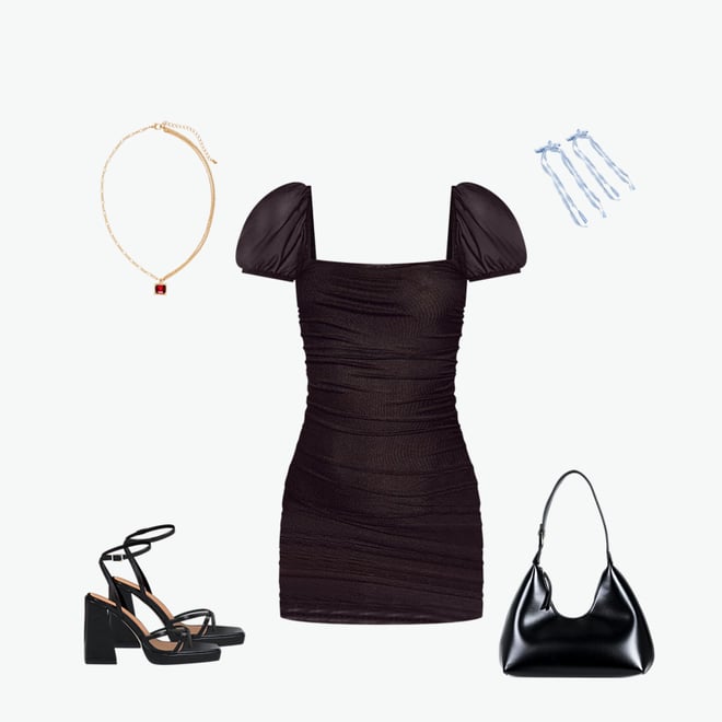 Charvi Mini Dress Black
