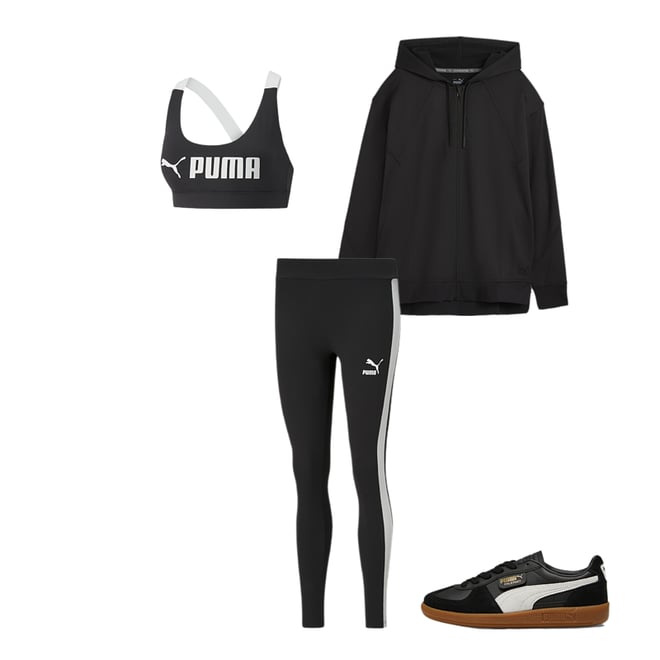 PUMA Women's Fit Eversculpt 7/8 Tights, Puma Black-puma White, X-Large :  : Clothing, Shoes & Accessories