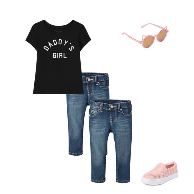 2nd bundle featuring 3 items which compliment Baby And Toddler Girls Matching Family Daddy's Girl Graphic Tee