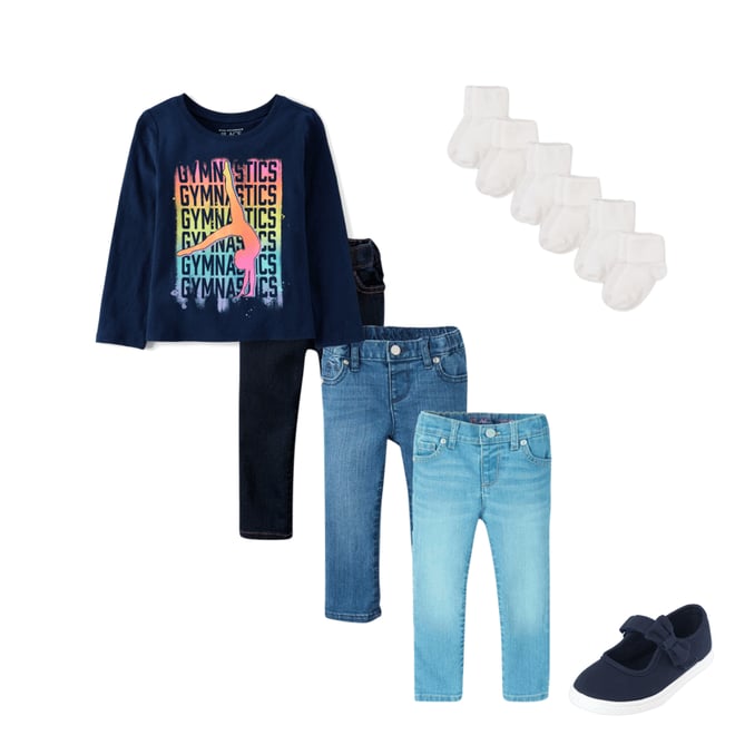 Girls Cargo Jogger Jeans  The Children's Place - CLOUDLESS WASH