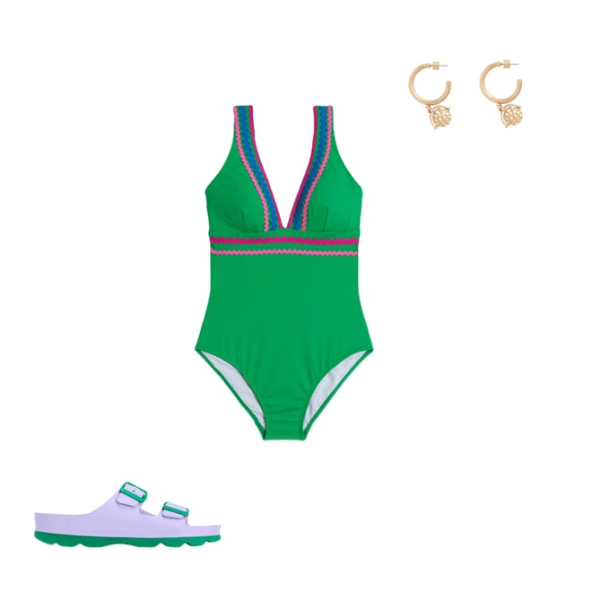 5th bundle featuring 2 items which compliment Lyla Double Buckle Sliders-Lavender Purple