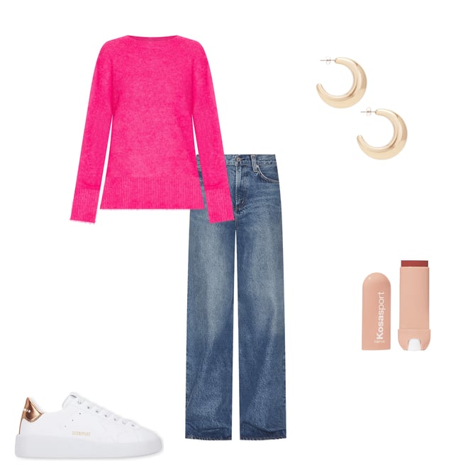 2nd bundle featuring 4 items which compliment Paloma Baggy Jeans