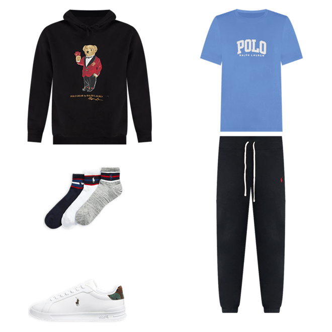 Shop Ralph Lauren Street Style Plain Logo Joggers & Sweatpants (20308517)  by mama_mikan