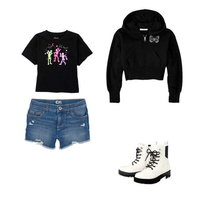 2nd bundle featuring 3 items which compliment Tween Girls Fleece Cropped Zip Up Hoodie