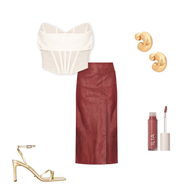 1st bundle featuring 4 items which compliment Hailee Bustier Top