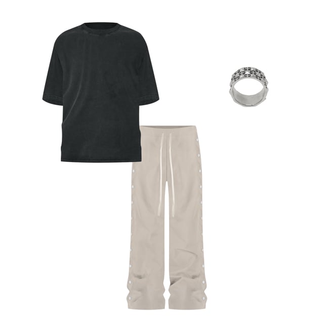 mnml SNAP WESTERN PANTS スナップ ウエスタンパンツ 42サイズ☆SNAP WESTERN PANTS【MNML】一点のみ！