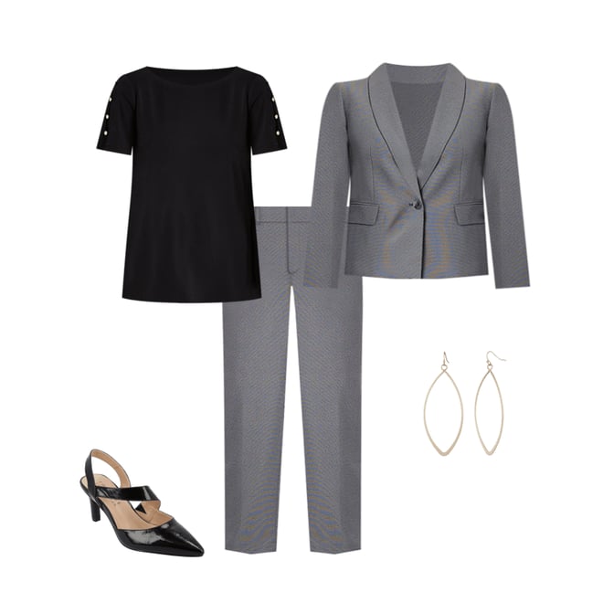Le Suit, Pants & Jumpsuits, Le Suit Womens Business Pantsuit In Gray Size  4p