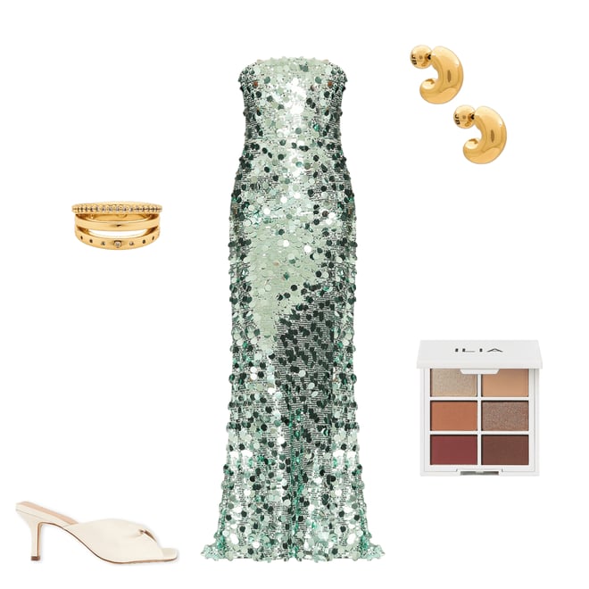 1st bundle featuring 4 items which compliment Farah Strapless Gown