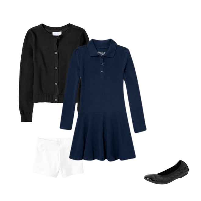 fitted lace wedding dress Polo Knit Long Sleeve Dress main image 0