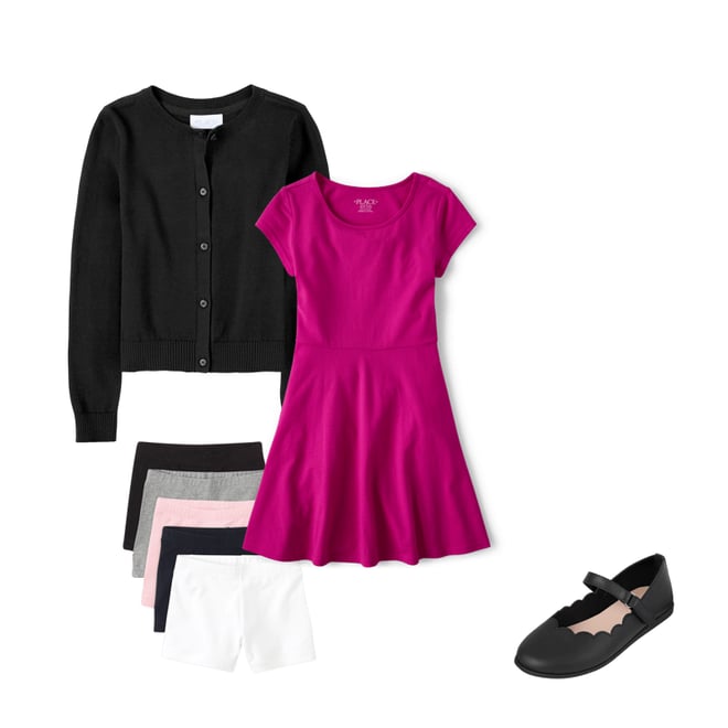 5th bundle featuring 3 items which compliment Girls Cartwheel Shorts 5-Pack