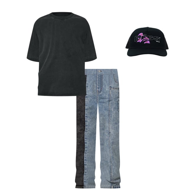 Vintage Boxy Tee - Vintage Black | mnml | shop now Vintage Boxy Tee - Vintage Black | mnml | shop now
