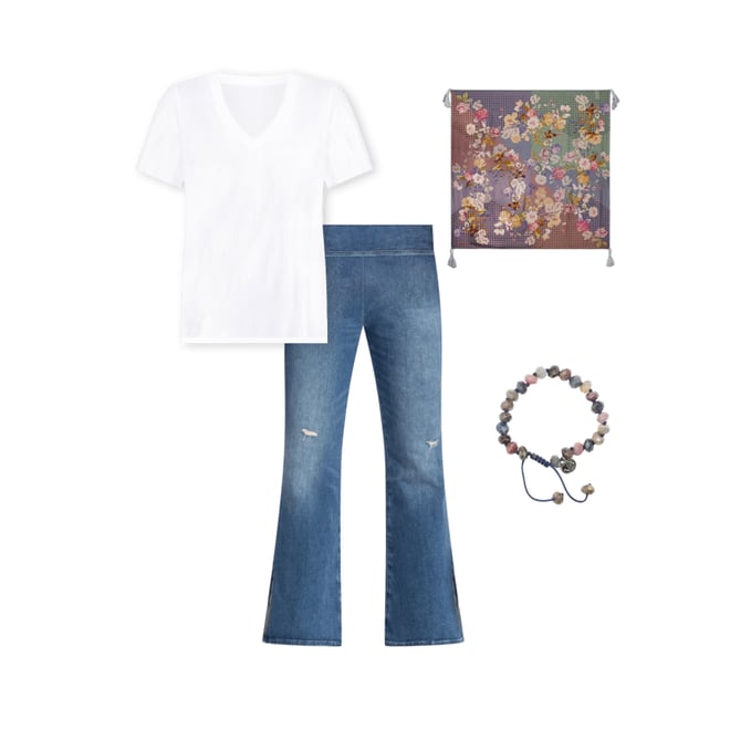 Buy THE SIDE SLIT PULL ON KICK FLARE | Johnny Was