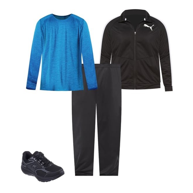 PUMA Contrast Mens Big and Tall Lightweight Track Jacket JCPenney