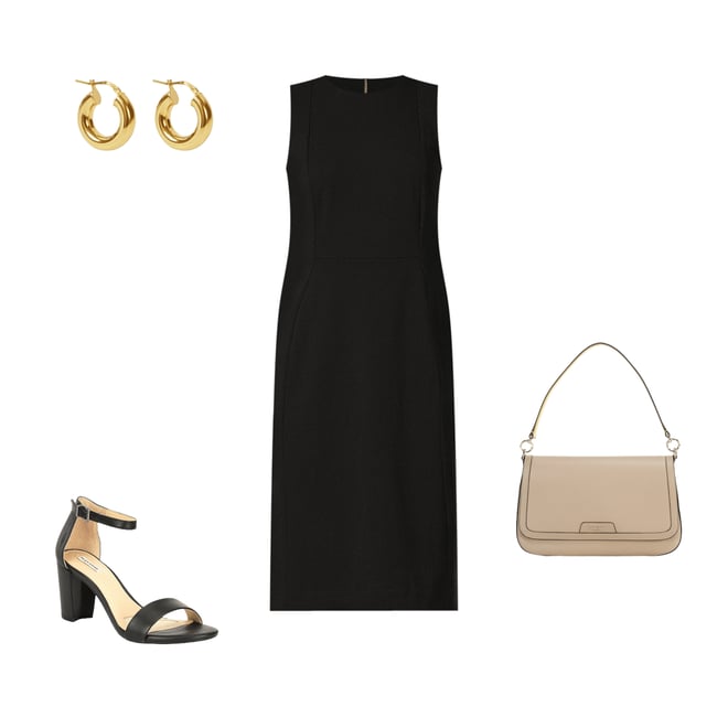 Calvin Klein Sleeveless Seam Front Scuba Crepe Crew Neck Sheath Dress |  Dillard's