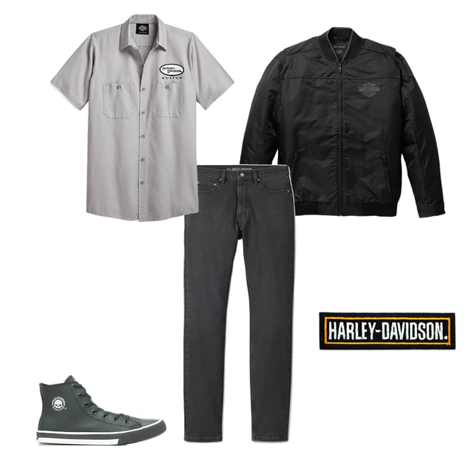 Harley-Davidson® Men's Timeless Bar & Shield Casual Jacket, Black