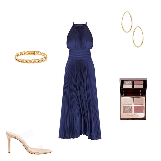 aknvas blue dress The Devyn Saxe dress 0 main image 0