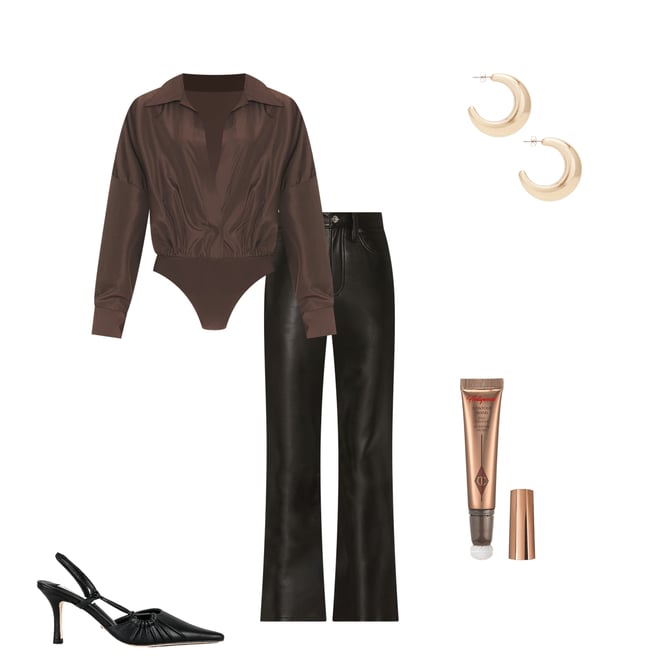 1st bundle featuring 4 items which compliment Oversized Boyfriend Shirt Bodysuit