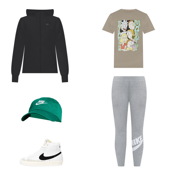 Shop Nike NSW Essential Futura Leggings CZ8528-063 grey