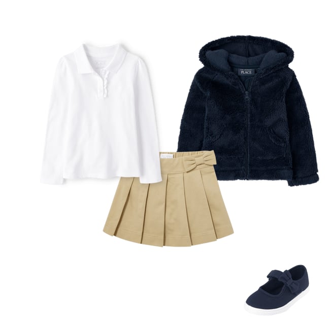 5th bundle featuring 3 items which compliment Baby And Toddler Girls Sherpa Zip-Up Hoodie