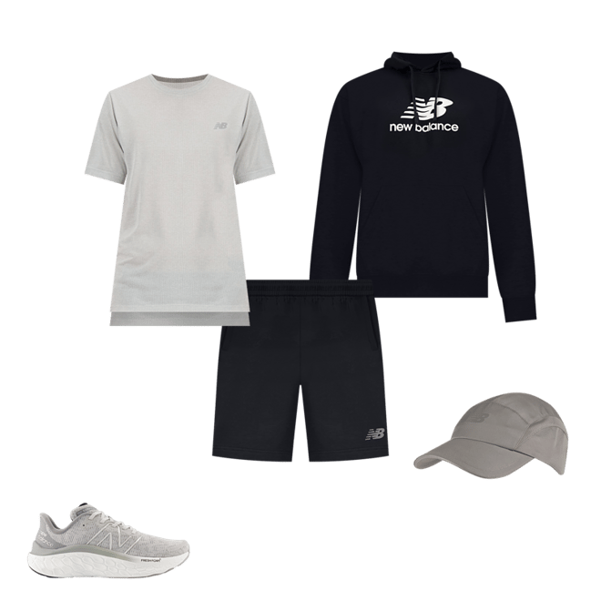 Sweater de Hombre Ml New Balance Essentials Gris