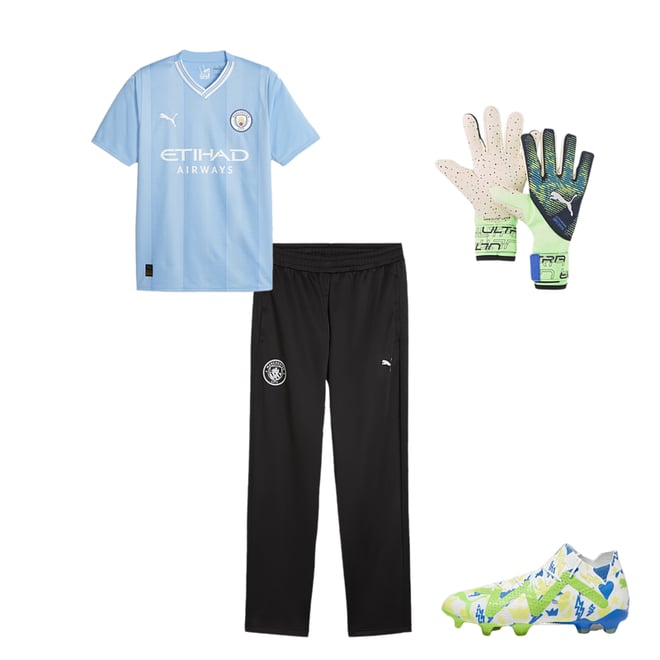 Manchester City FC Camiseta de fútbol local de la réplica 2023/24 para  hombre - Team Light Blue