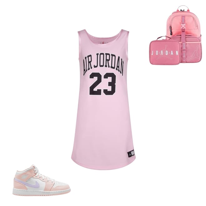 Pink jordans outlet outfit