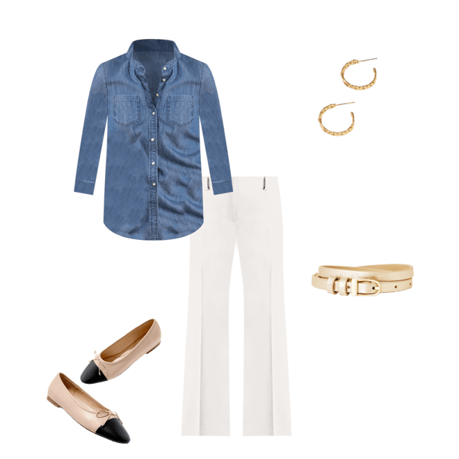 Denim Modern Classic Shirt - Marin Wash | Talbots