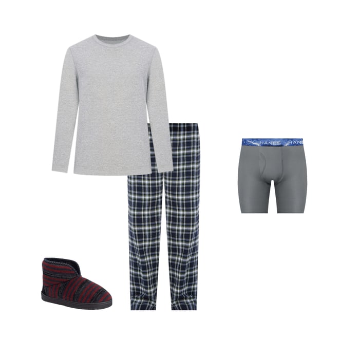 Hanes men's cheap short pajama sets