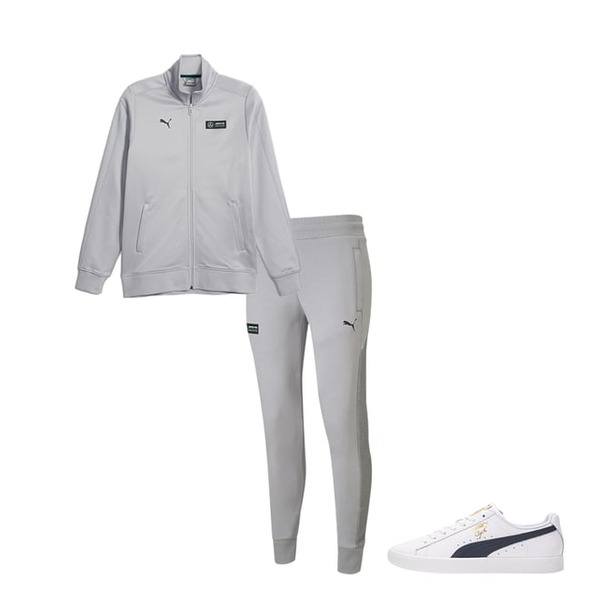 LIFESTYLE F1 Mercedes MAPM - Polo Homme white - Private Sport Shop